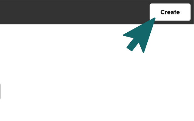 HubSpot service key form with Create button